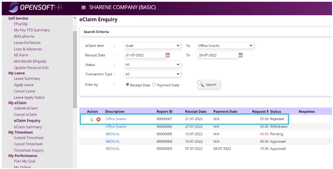 8 Essential Features of an Expense Claim ESS Portal - Opensoft HR