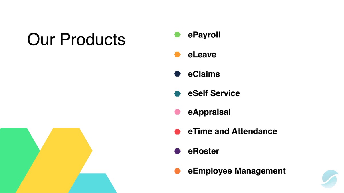 Opensoft HRMS products are ePayroll, eLeave, eClaims, eSelf Service, eAppraisal, eTime and Attendance, eRoster and eEmployee Management.